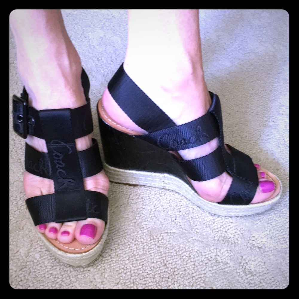 Coach platform wedges
